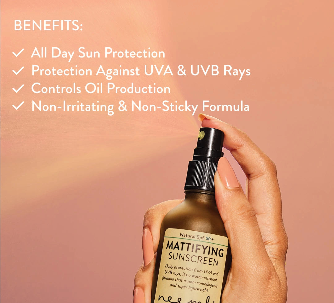 Natural Spf 50+++ Mattifying Sunscreen (50ml) (Free Shipping)