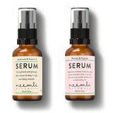 Best Selling Serum Duo - Hyaluronic & Vitamin C Serum + Retinol & Peptide Serum (30ml)