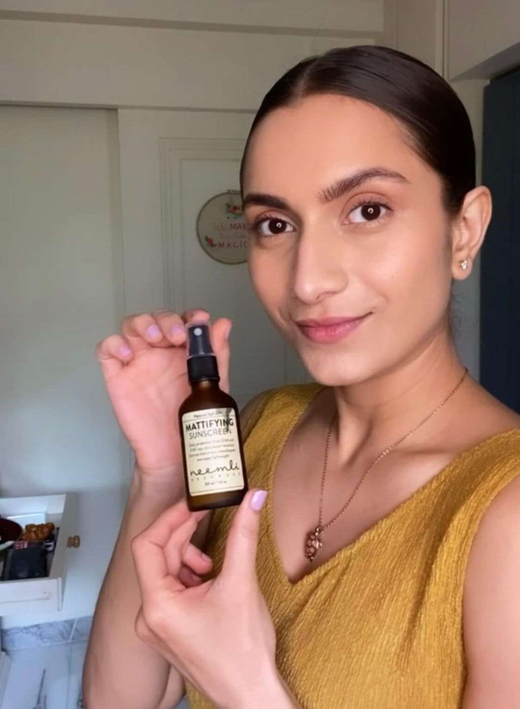 How to use video for neemli natruals natural spf 30++ mattifying sunscreen